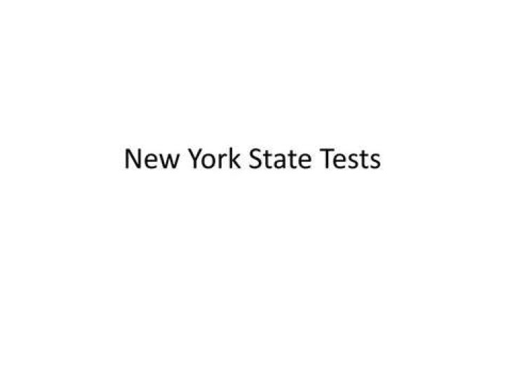 Are New York State tests happening?