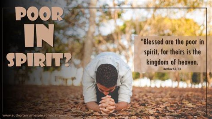 How blessed are the poor in spirit?