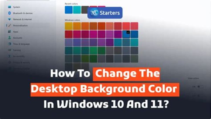 How do I change the background color on my computer?