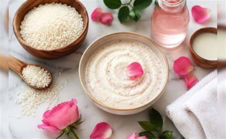 Is rice flour and rose water good for face?