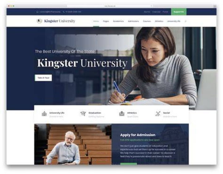 What is a good university website?