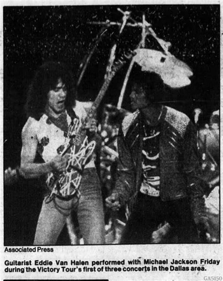 What song did Eddie Van Halen play for Michael Jackson?