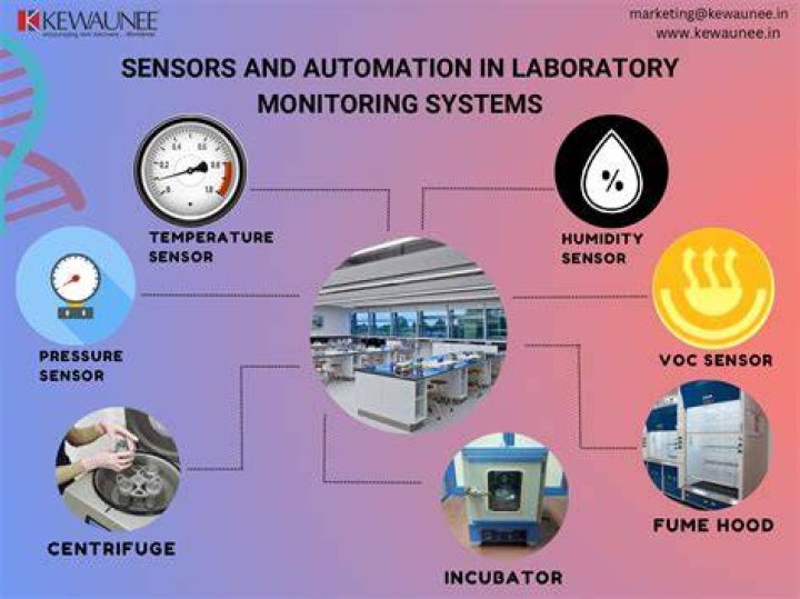 Which sensor is used for process monitoring?